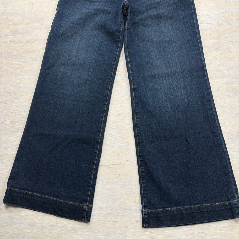 KUT from the Kloth Jeans Meg High Rise Wide Leg 10 NWT Decisive Dark Wash Women - Picture 8 of 12